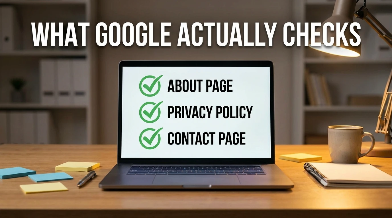 Blogspot (Blogger.com) and AdSense What Google Actually Checks