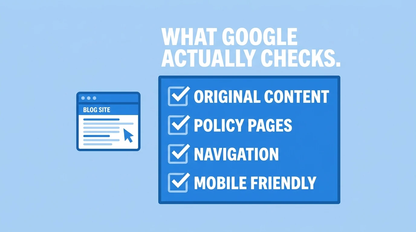 WHAT GOOGLE ACTUALLY CHECKS